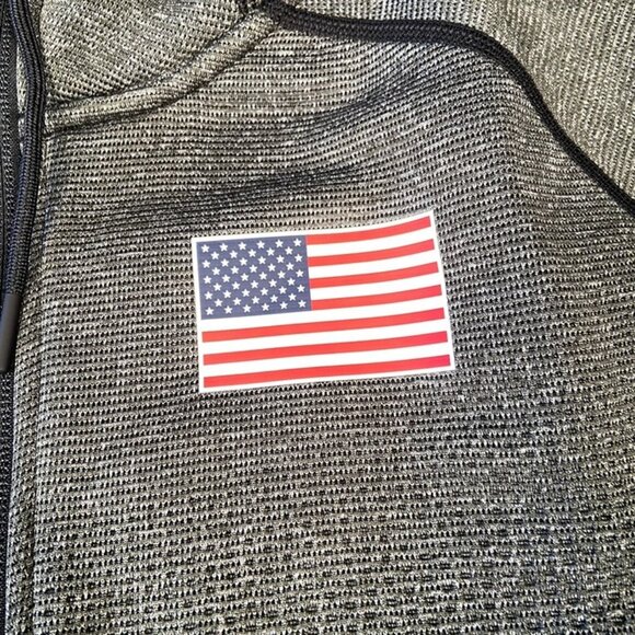 Nike Pro Elite Team USA Tech Woven Jacket SZ Large Men Charcoal Grey CT4038-001 - Picture 4 of 5